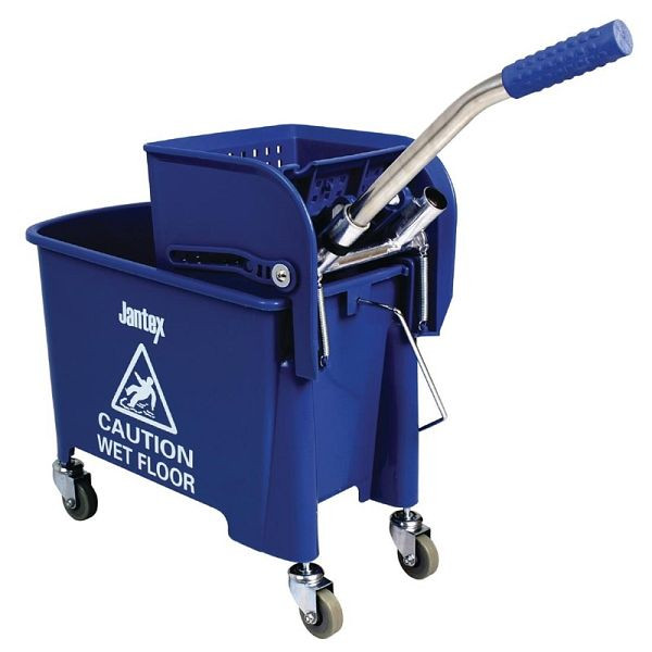 Seau à vadrouille Jantex avec presse vadrouille bleu 20L, DL913