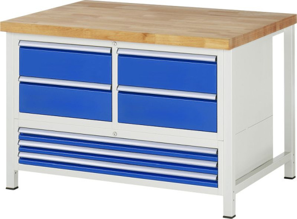 Etabli RAU série 8000 - modèle 8934, L1250 x P900 x H840-1040 mm, 13-8934A2-129B4H.11