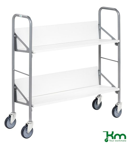 Chariot d'archives Kongamek, gris / blanc, KM157