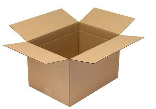 Boîte pliante en carton ondulé TransPak 1 paroi, dimensions intérieures 500 x 370 x 310 mm, qualité 1,30C, pack : 25 pièces, 299297