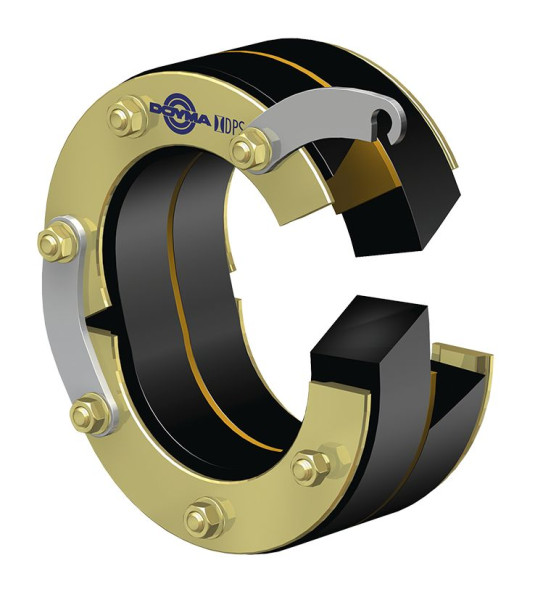 Insert d'étanchéité DOYMA Curaflex Quick In C avec DPS DN 100, pour 46,0 - 52,0 GGV / EPDM, 103205010000