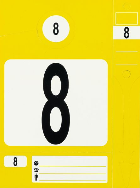 Jeu de porte-clés KS Tools, jaune, paquet de 300, 500.8017