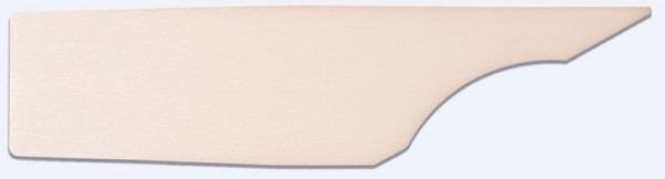 GratTec Austauschbare Sichel -Keramik-Klinge mit Radius R 15, GT-CR2500GT