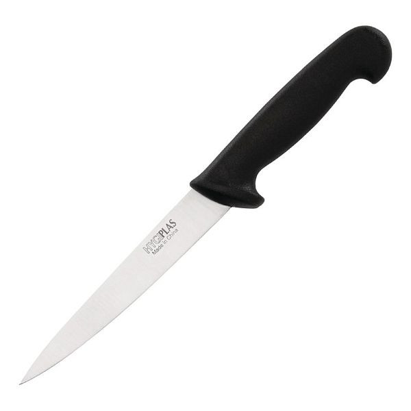 Couteau à fileter Hygiplas 15cm noir, C266