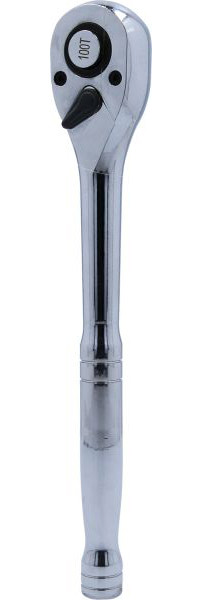 Brilliant Tools Cliquet réversible 1/2" avec poignée en métal, 100 dents, BT022995