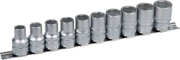 Projahn 1/2 "Xi-on socket rail 10 pièces, 4129