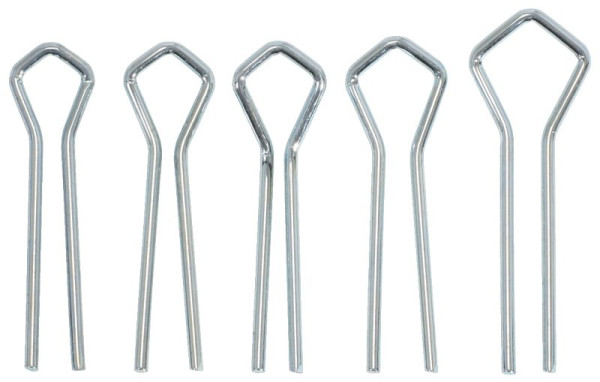 KS Tools jeu d'inserts de repassage pour extracteurs pour passepoil de fenêtre, 140.2236-1