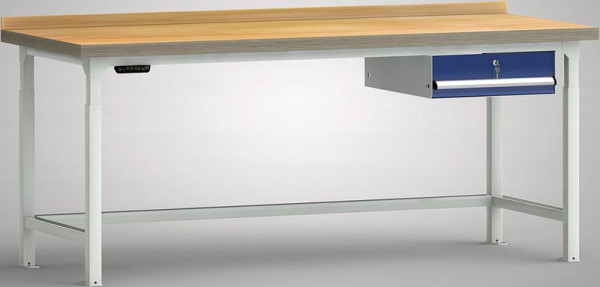 Etabli professionnel hydraulique KLW - 2000 x 800 x 750 - 930 mm L x P x H, WPJL01-20M45-E2D02