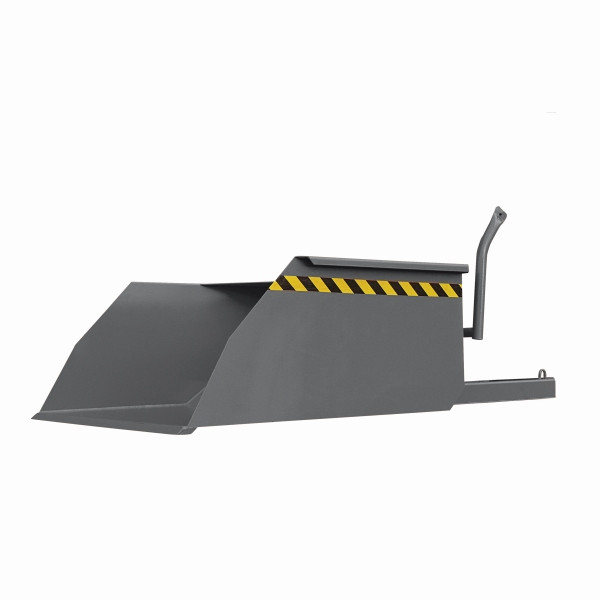 Pelle industrielle Eichinger avec passages de fourche fermés et yeux de grue, 1500 kg, 300 litres gris anthracite, 20620400000096