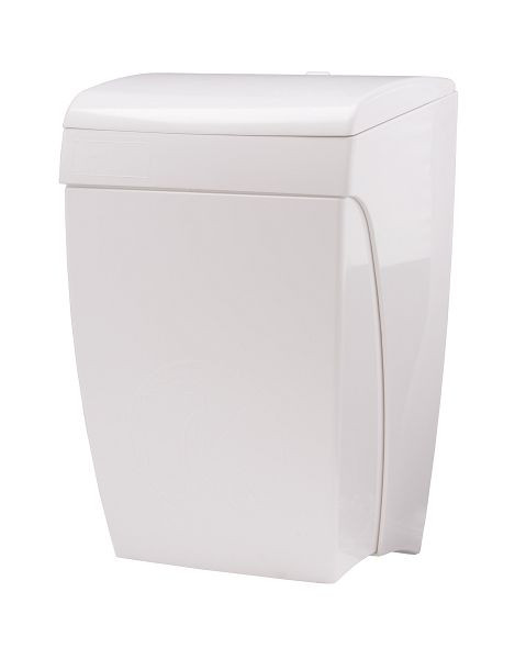 All Care PlastiQline poubelle 8 litres avec commande au genou plastique blanc, 5665