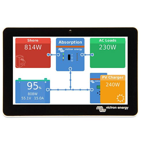 Écran tactile à distance Victron Energy GX Touch 70, 7 pouces, 1-67-013655, BPP900455070