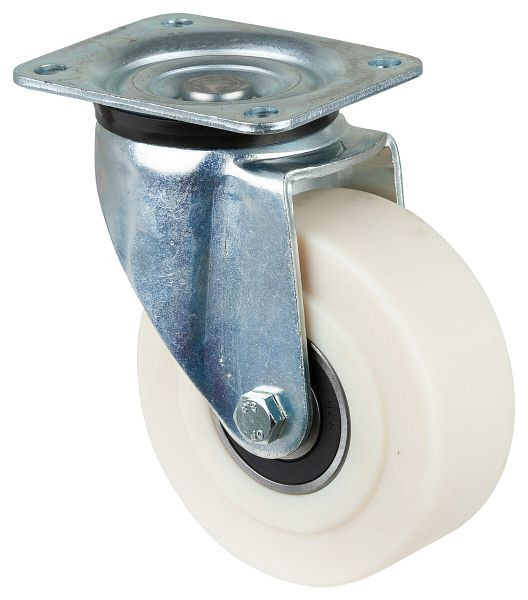 Roulette robuste BS Rolls, largeur de roue 55 mm, Ø roue 150 mm, capacité de charge 1000 kg, bande de roulement/corps de roue en polyamide moulé, roulements à billes, L600.B16.150