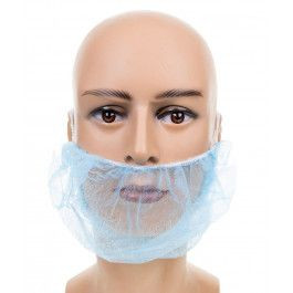 DS SafetyWear protège-barbe PP, blanc, 50x30cm, UE : 2000 pièces, BartB-50