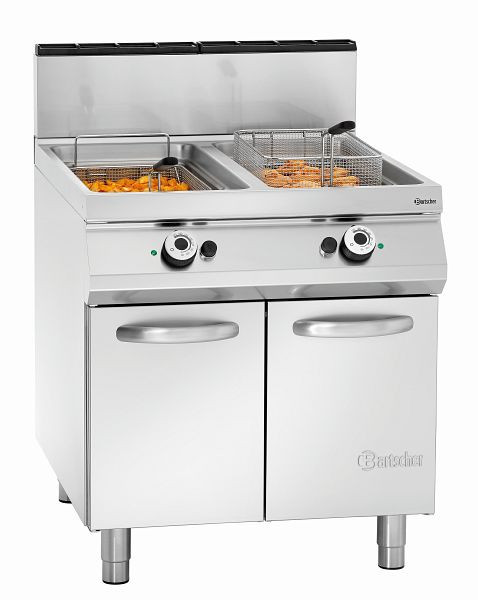 Friteuse à gaz sur pied Bartscher, 2 cuves, 2959521