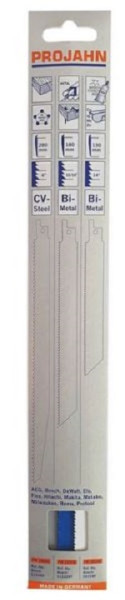 Projahn assortiment de lames de scie sabre 3 pcs. - Contenu polyvalent 1 pièce de chaque : 64111, 64253, 64232, 64001