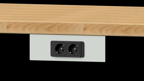 Plaque de maintien des établis ANKE pour module d'énergie, 300 x 100 x 42 mm, 900.075