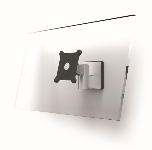 Support d'écran DURABLE pour 1 écran, montage mural, argent, 508923