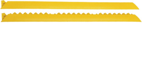 Notrax Slabmat Carré Rampes de sécurité Tapis de travail Ergonomie Anti-Fatigue 41, Noir, 5 cm x 91 cm, Biseau Mâle, 041M0003BL