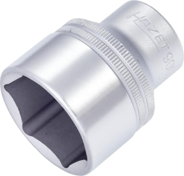 Douille Hazet, hexagonale, carré creux 12,5 mm (1/2"), 32 mm, moleté, 900-32