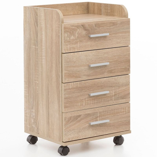Conteneur roulant Wohnling 40 x 70,5 x 33 cm Sonoma, WL5.749