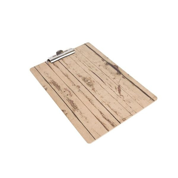 Presse-papiers menu OLYMPIA aspect bois A4, GM300