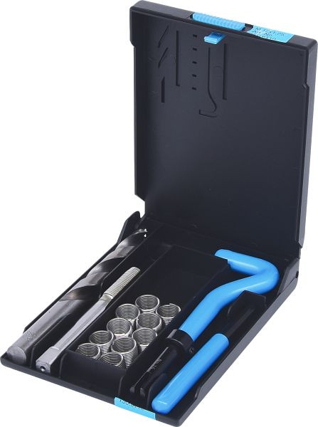 KS Tools kit de réparation de filetage en acier inoxydable M12x1,25x16,8 mm, 14 pièces, 150.6110