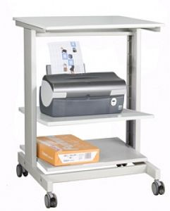 Twinco 6860 TWIN CLICK support imprimante 2, gris, 6860-9