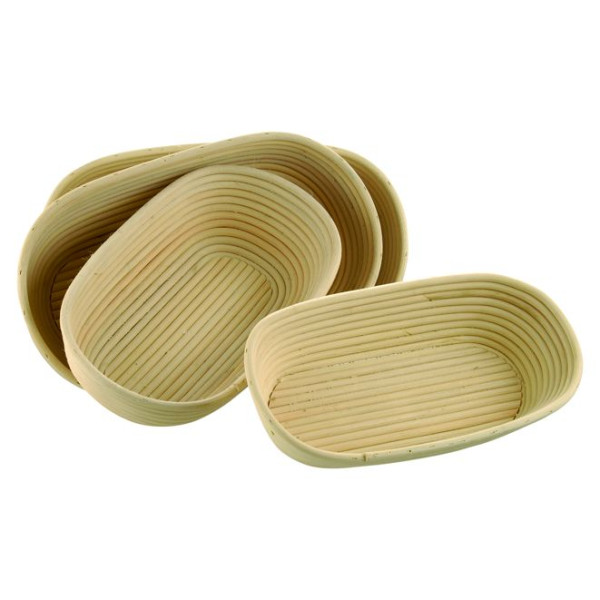 Moule à pain / panier de fermentation Schneider ovale, Tube Pedding, 360 x 200 mm, 2000 grammes, 201330