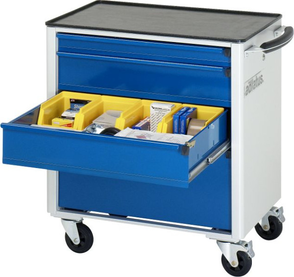 Chariot à outils RAU série adlatus modèle 7310, L700 x P500 x H795 mm, avec support métallique, 02-7310.11