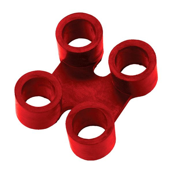 Notrax Sanitop Deluxe Connectors Connector Tapis individuels pour zones humides 563K, Rouge, UE : 10 pièces dans un sachet en polyéthylène, 563K0000RD