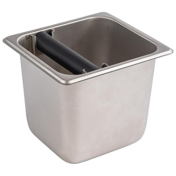 Récipient contrefait APS GN 1/6, récipient contrefait, acier inoxydable, 17,6 x 16,2 cm, hauteur 15 cm, 2,4 litres, fond antidérapant, 81611