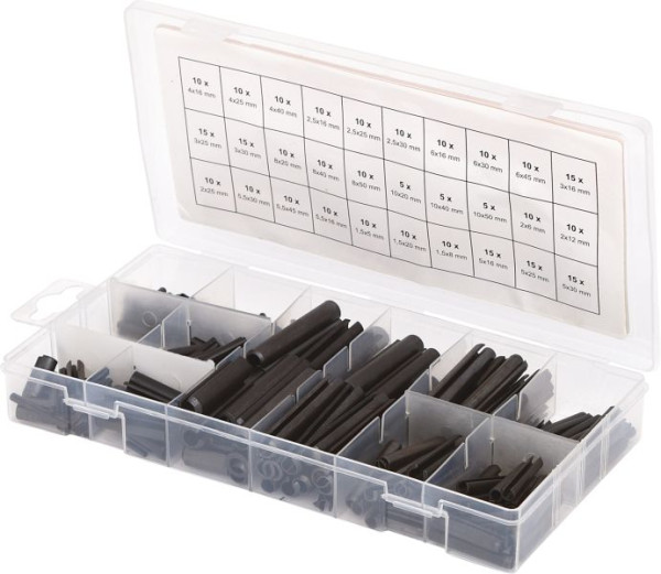 Gamme KS Tools de goupilles cylindriques creuses, 315 pièces, 970.0020