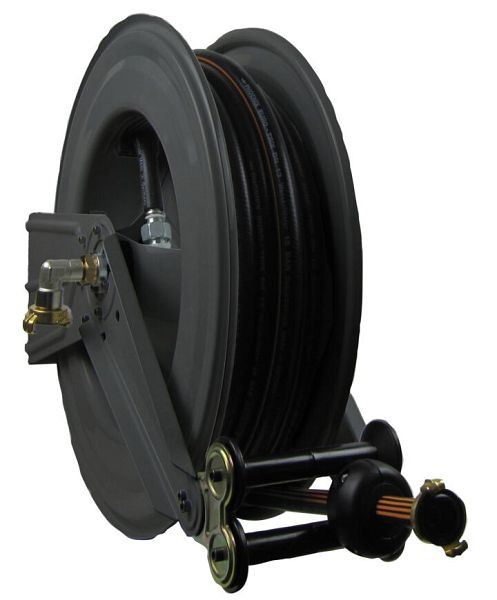 Enrouleur Ebinger OSM 510, maxi 20bar/90 °C, 20m - Tuyau caoutchouc 5/8 RT, 1.510.105