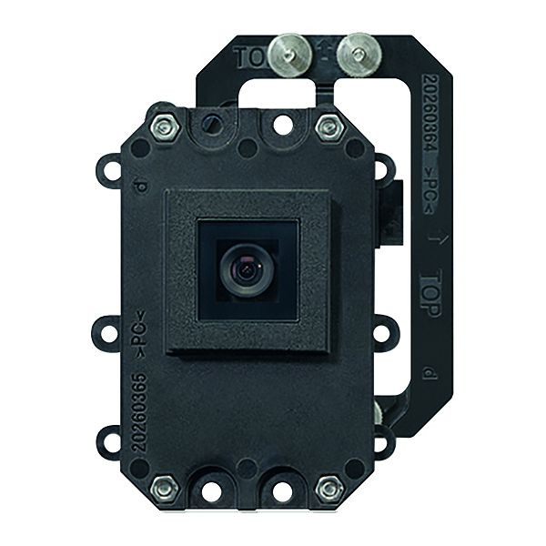 Caméra intégrée TCS pour installation horizontale derrière des panneaux avant sur site ou des systèmes de boîtes aux lettres, y compris le support, FVK2202-0300