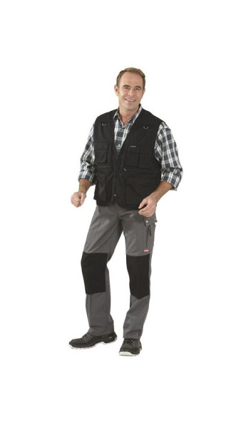 Gilet d'été d'extérieur Planam, noir, taille XL, 1410056