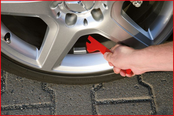KS Tools jeu de leviers de grattage et de coupe de poids adhésifs, 2 pièces, 911.8115