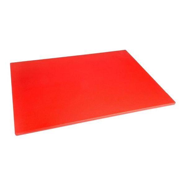 Planche à découper extra épaisse Hygiplas LDPE bleu 600x450x20mm, HC872