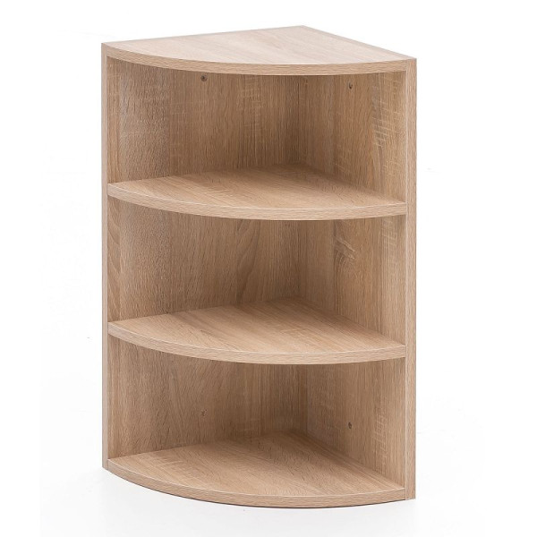 Wohnling étagère d'angle Sonoma 30 x 60 x 30 cm bois, WL5.842
