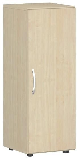 geramöbel armoire à double porte avec pieds, poignée gauche ou droite, amortisseur de porte inclus, non verrouillable, 400x420x1104, érable/érable, S-343102-AA