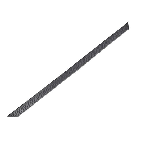 Notrax Master Flex D12/C12 Rampes de sécurité en nitrile accessoire pour tapis d'entrée 597, noir, 6 cm x 100 cm, rampe mâle, 597M0100BL