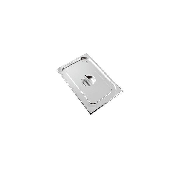 Vaiotec TOPLINE Couvercle gastronorme GN 1/4, acier inoxydable AISI 304, 26,5x16,2x2 cm, 10636