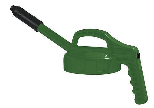 Couvercle fonctionnel DENIOS pour récipients à liquide, avec bec long, vert, 137-458