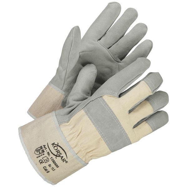 Korsar TM 18 gris-blanc en taille 10, paquet de 12 paires, 1350688010