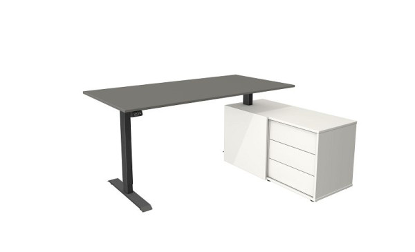 Kerkmann poste de travail complet Move 1 anthracite, blanc/graphite, 10216812