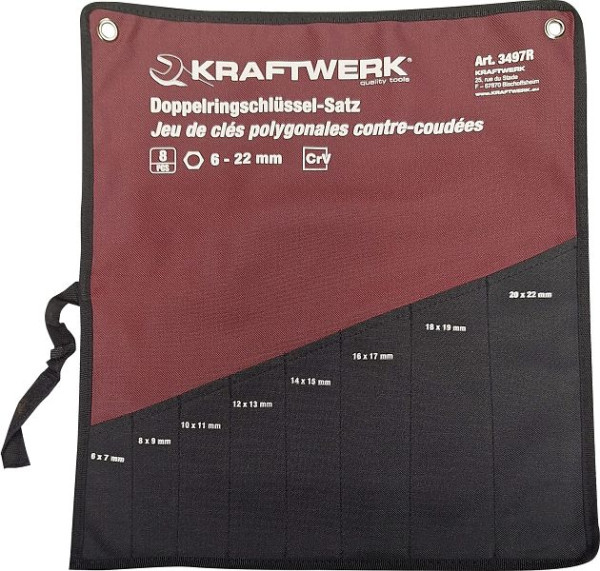 Valise roulante Kraftwerk pour 2497/3497, rouge, poids : 0,17 kg, 2503