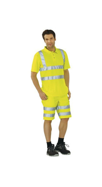 Polo haute visibilité Planam, jaune uni, taille M, 2092048