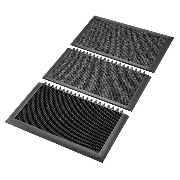 Notrax Sani-Master extension tapis hygiéniques antidérapants 348M, anthracite, 91,4 cm x 47,5 cm, 348M3660CH