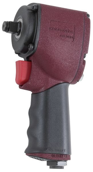 Clé à chocs pneumatique Kraftwerk extra courte 1/2``, 920 Nm et boîtier en aluminium léger avec mécanisme à percussion jumbo, 3833