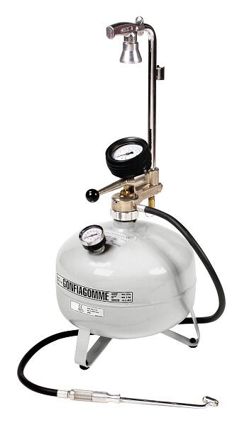 Appareil de gonflage et de mesure des pneus ELMAG, portable, FLEXAIR 10/13', 32119