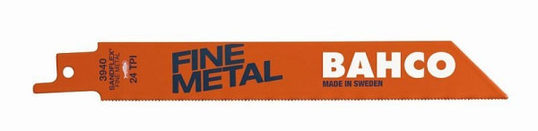Lame de scie alternative Bahco Sandflex® Bimétal 150 mm 24 dents par pouce ST Lot de 100 3940-150-24-ST-100P